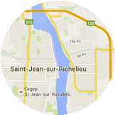 Carte St-Jean-sur-Richelieu