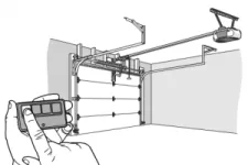 Émetteur à distance et porte de garage